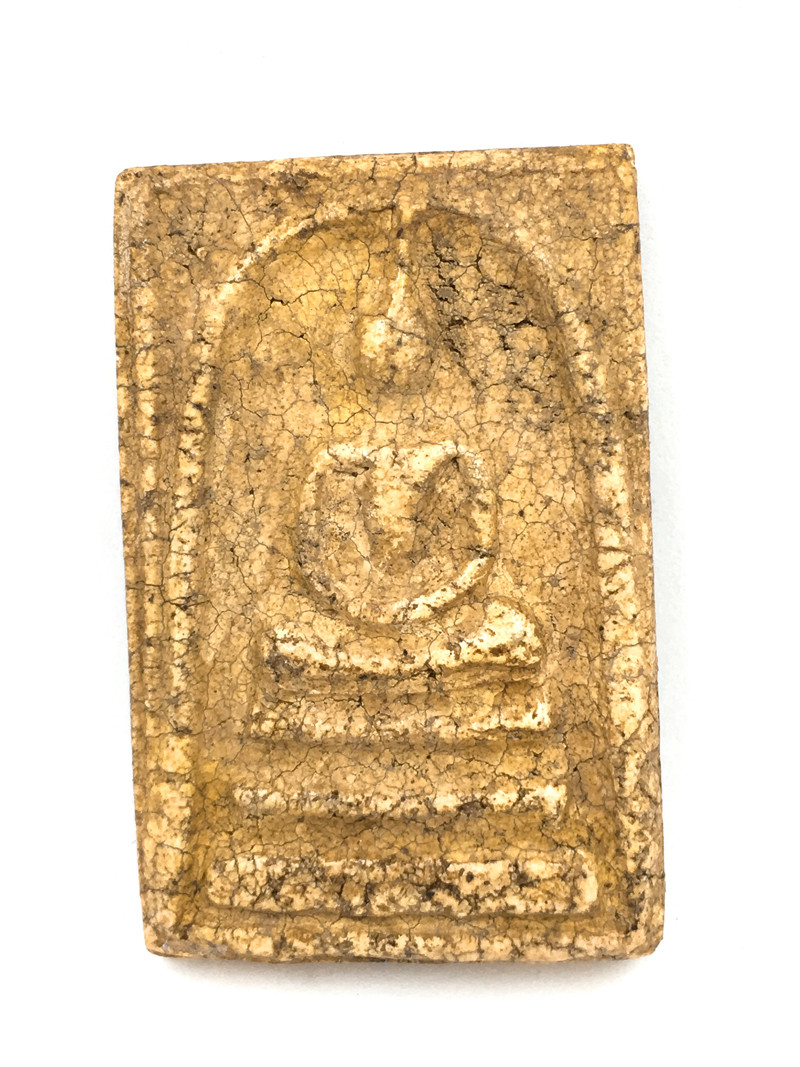 Rare Genuine Thai Buddha Amulet Magic Powder PHRA SOMDEJ LP THO Wat RaKang #03