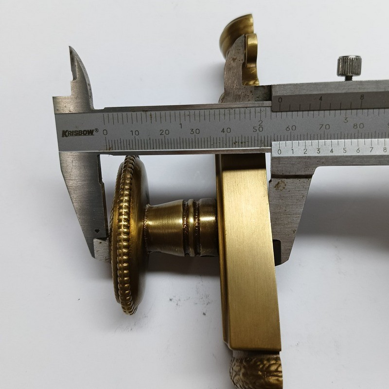 Complete Solid Brass Regency Cremone Espagnolette Set — 110″ (2.8 m) Oval Body