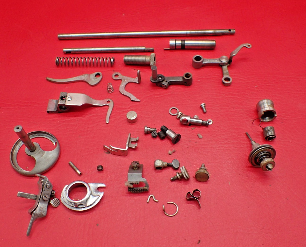 Antique 1924 SINGER 66 RED EYE Sewing Machine Front Parts Lot no. 2