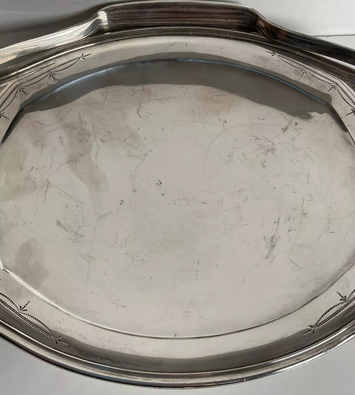 Community Silver Plate Serving Basket | Style 14957 | Floral Handle