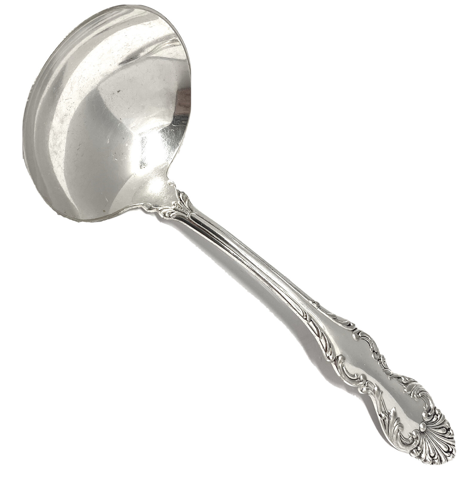 N.F. Silver No.1731 NIAGARA FALLS THREE Silverplate 1877 Gravy Ladle Flatware