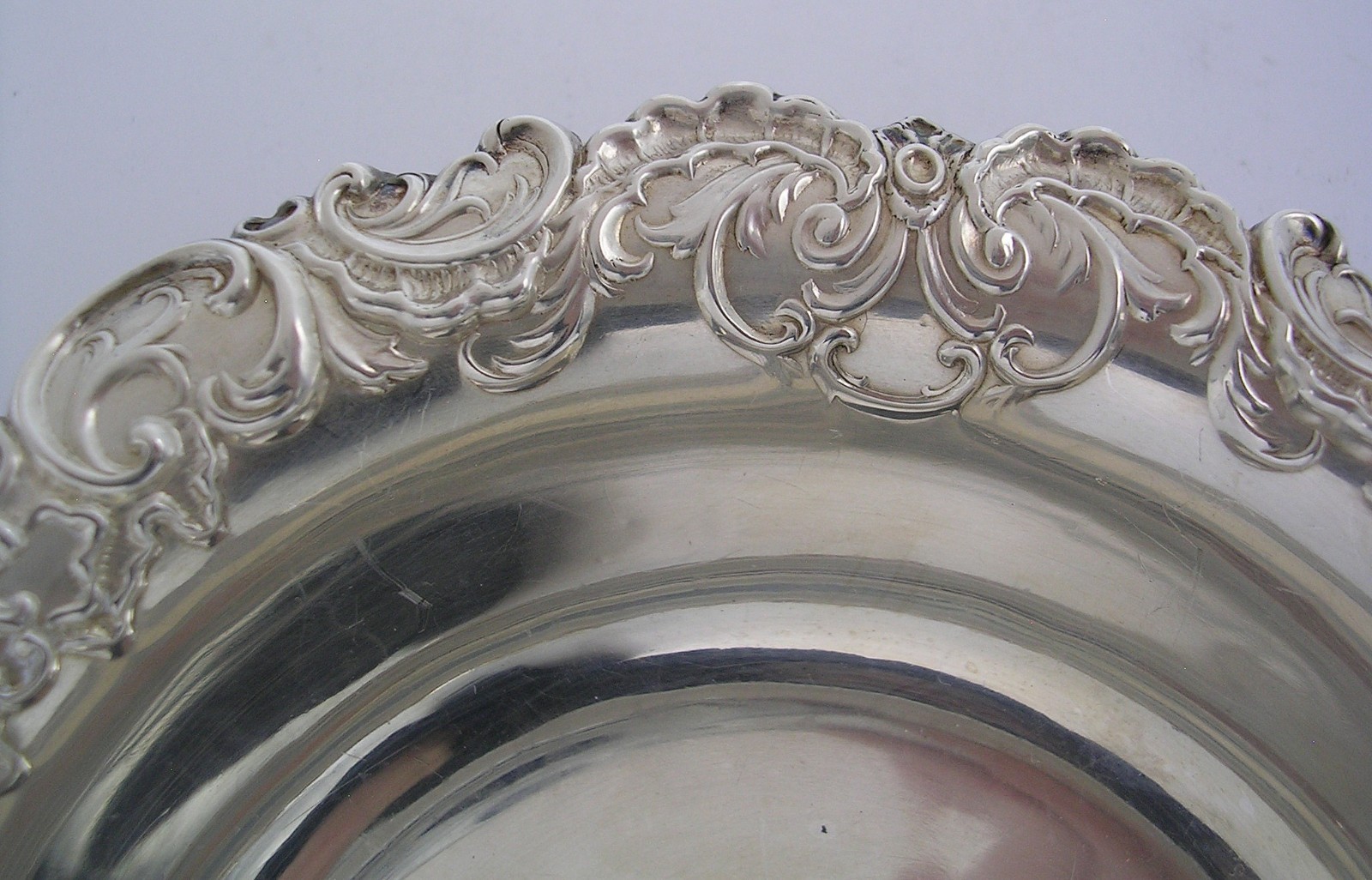 Pompadour by Whiting Sterling Silver Candy/Berry Bowl #5419-c.1895