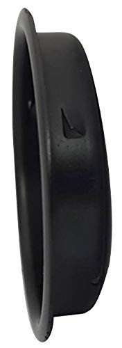 Qcaa Solid Brass Finger Pull 2-1/8 Orb Oil-Rubbed Bronze Made In Taiwan 8 Pack