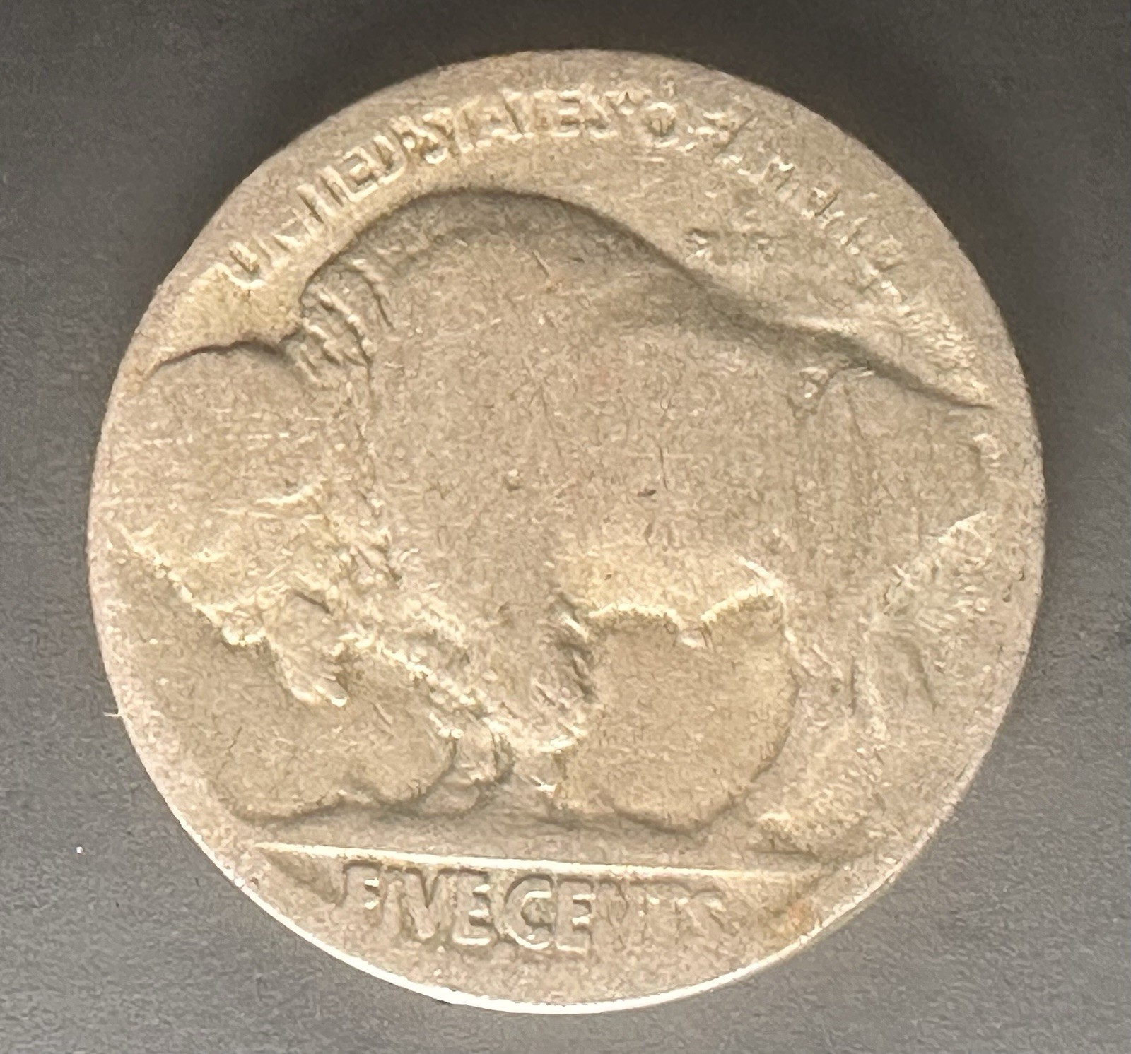 Rare Indian Head/Buffalo U.S. 5 Cents Nickel (No Date)