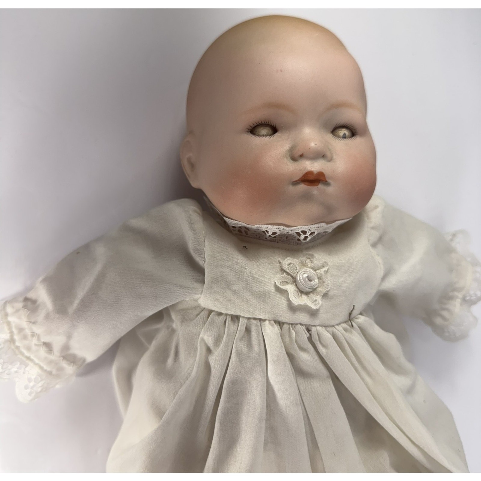 Armand Marseille German Bisque Head Dream Baby Doll 341 / 4 Cloth Body 15 Inch