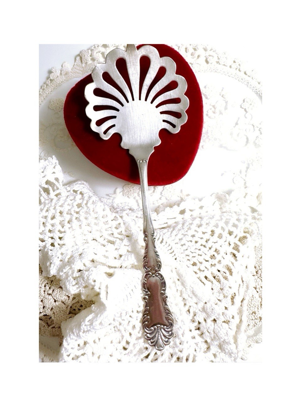 C. Rogers & Bros. Antique Silver Plate 1894 Regent Glasgow Pierced Bon Bon Spoon