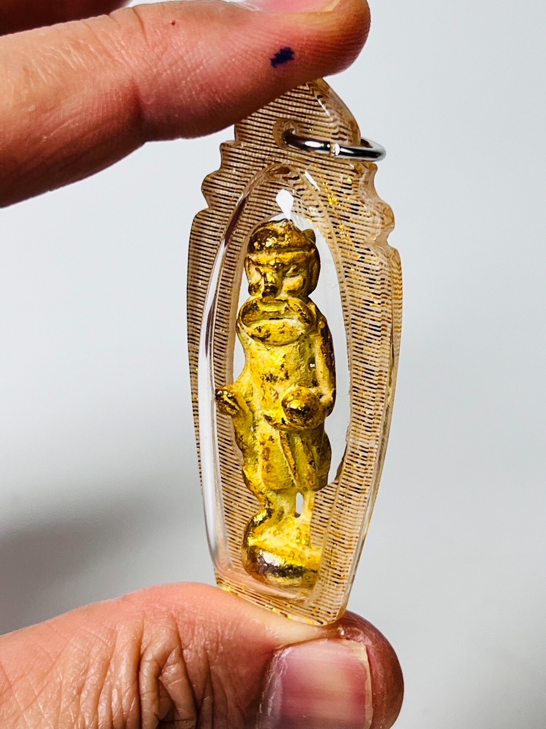 Laos Hermit Gold Leklai Buffalo Mountain Cave Love sex wealth attraction Amulet