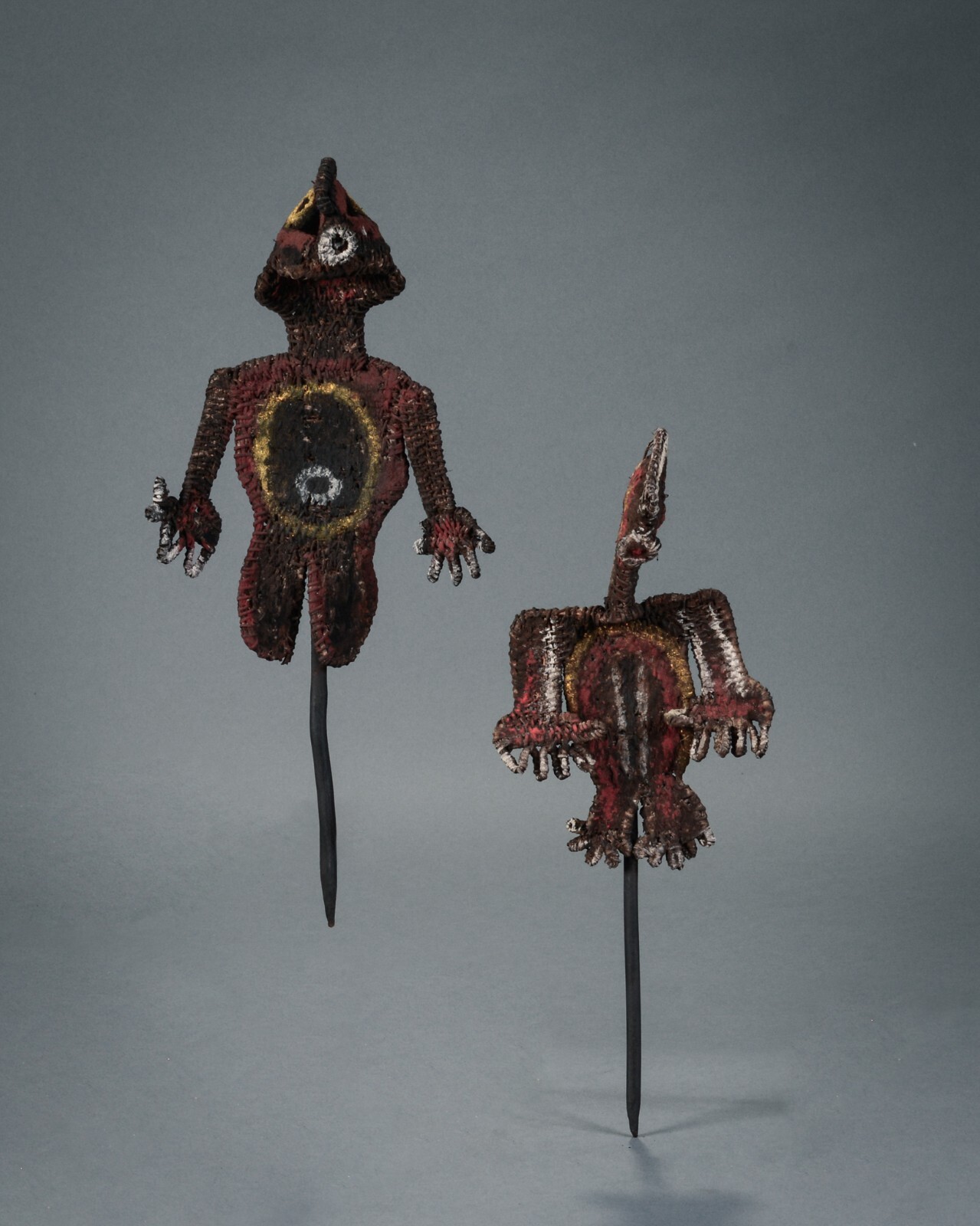 WOVEN TOTEM FIGURE, Abelam, prince Alexander Mountains, Papua New Guinea.