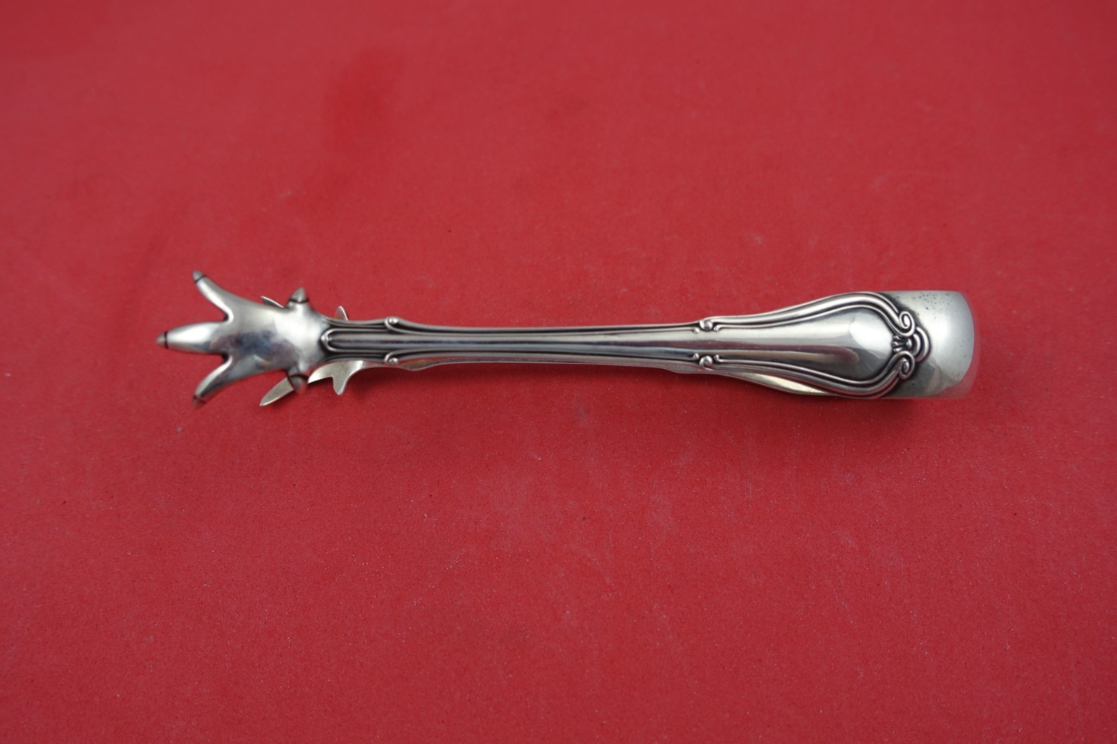 Villa Norfolk by Gorham Sterling Silver Sugar Tong Large 5 1/8″