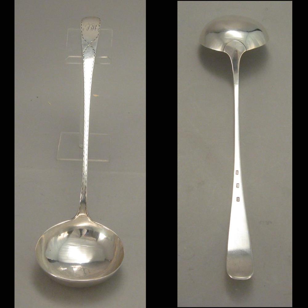 LS Robitaille Southern Coin Silver Ladle CA, Detroit, MO Natchez, MS
