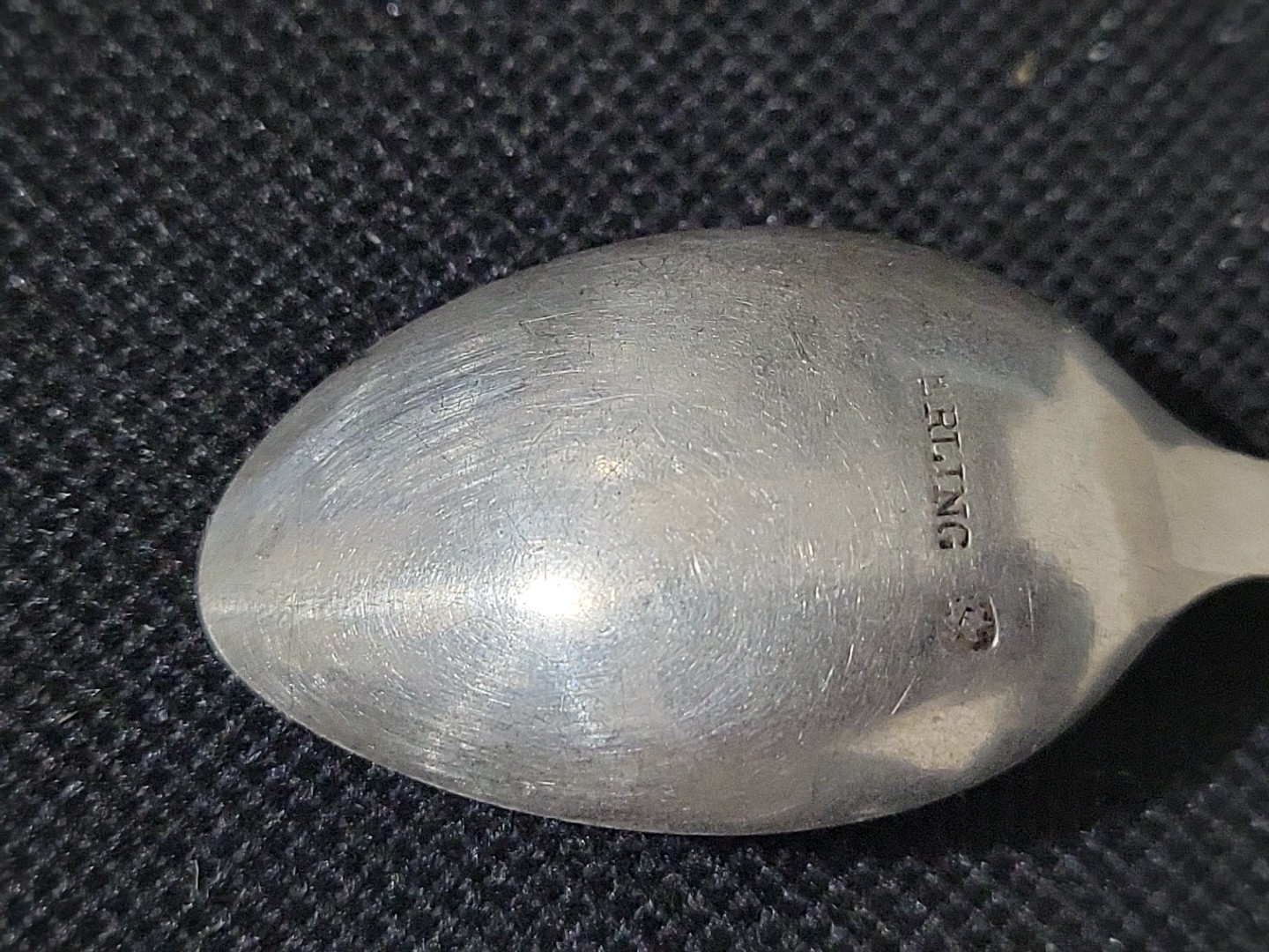 Antique Sterling Silver Spoon Macleod 1893 P. W. Ellis & Co Canoe and Peddle
