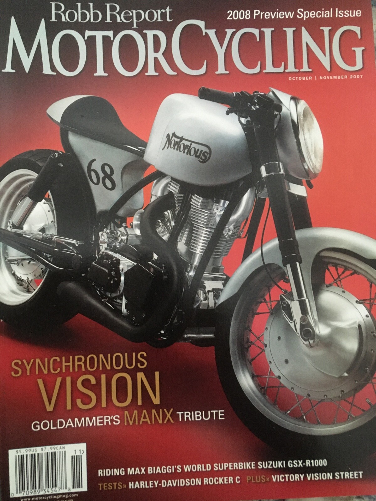 Robb Report Motorcycling October/November 2007