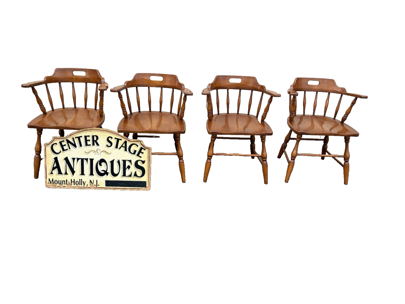 67120 Set of 4 Solid Maple Dining Armchair s Chair s