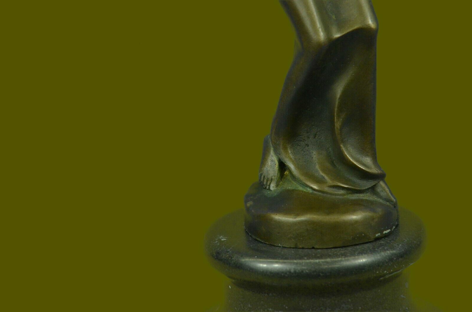 Rolls Royce Hood Ornament Cast Bronze Flying Lady “Spirit of Ecstasy” Figurine