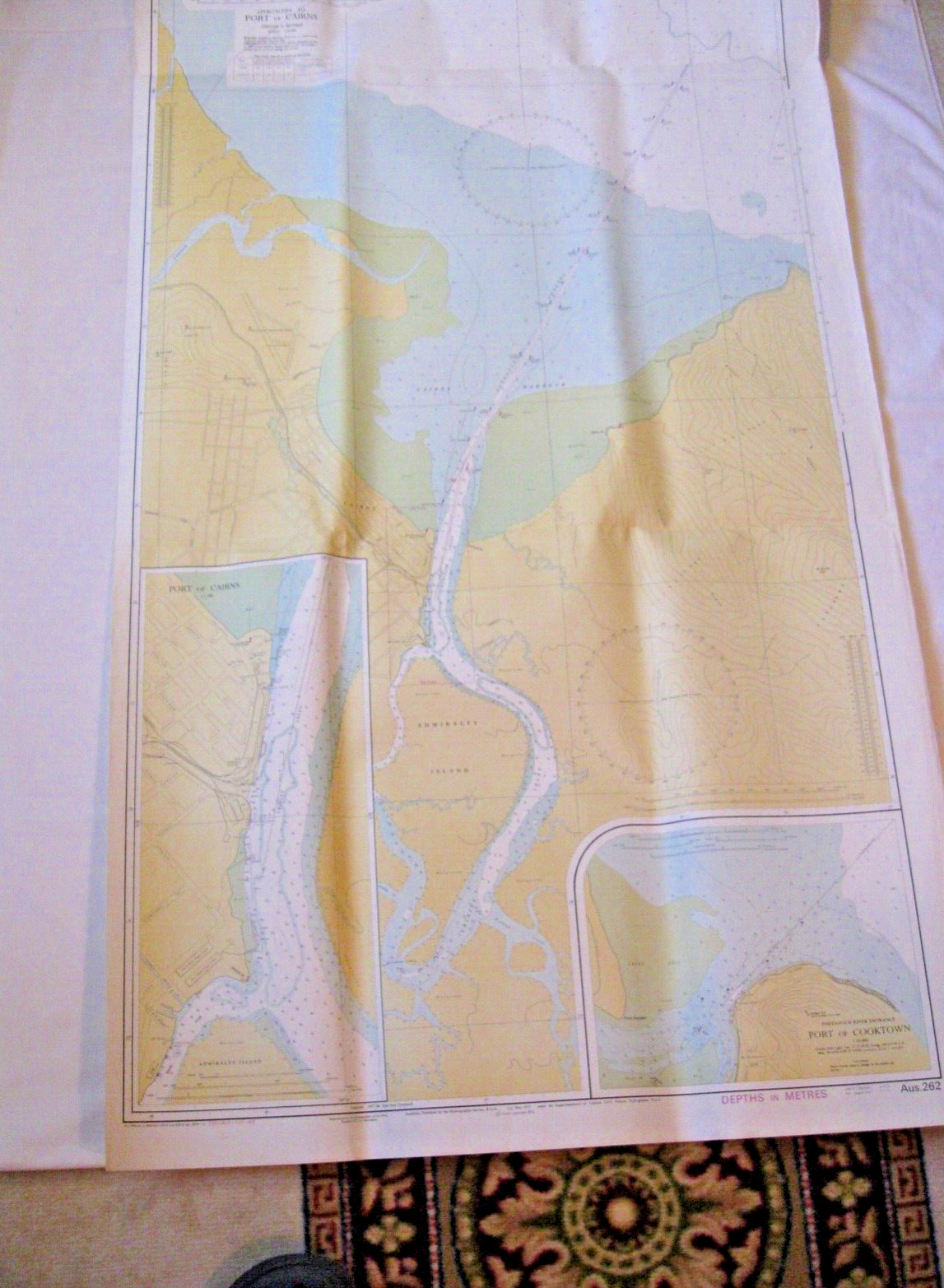 NAVIGATIONAL CHART / MAP # AUS 262 – PLANS OF CAIRNS AND COOKTOWN – AUSTRALIA