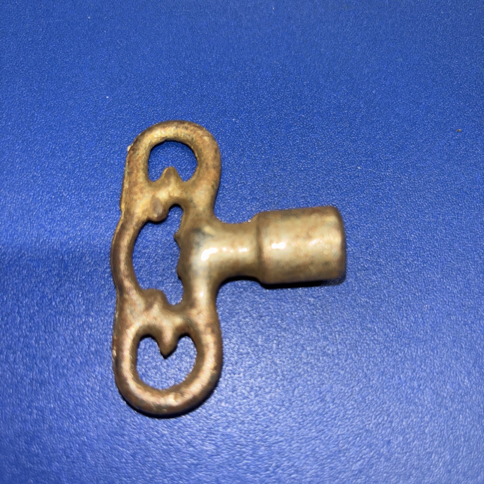 Vintage antique ornate Gas Valve Radiator Fireplace Square Drive Brass key