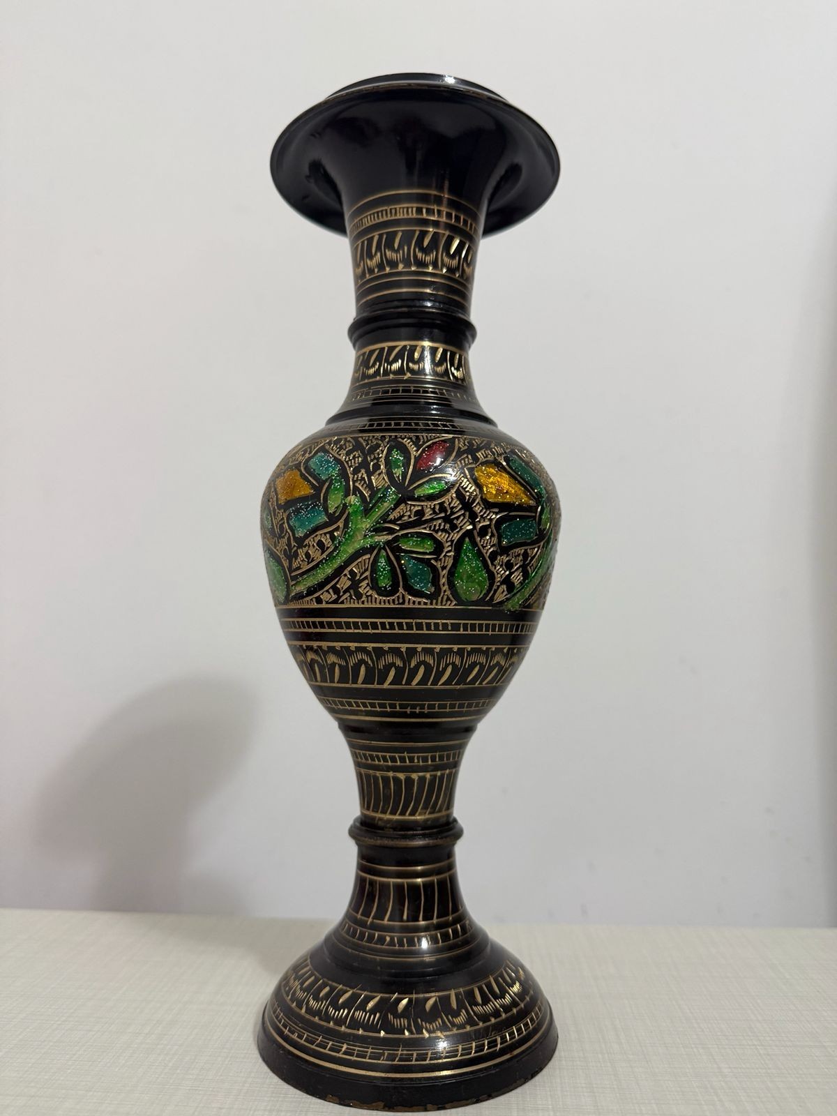 Handmade Arabic Brass Vase Middle Eastern Decorative Home Decor