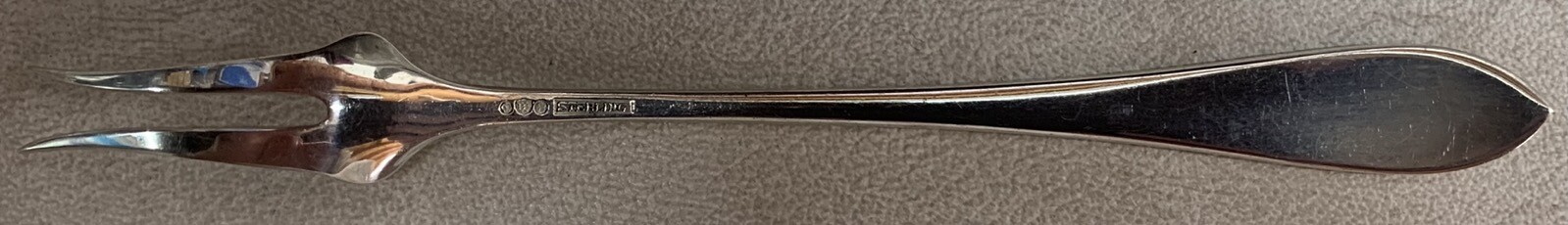 Watson Sterling Flatware, Old Colony, Pickle Fork, 5 3/4 inches