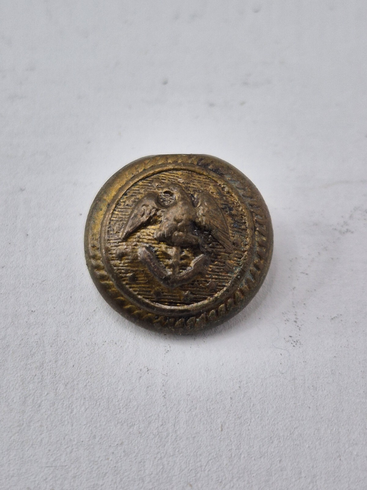 Two-Piece Navy Cap Button 1840’s-1850’s