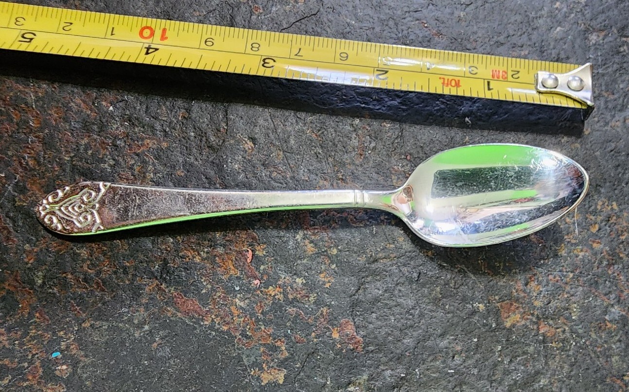 😜c1932 WALDORF ASTORIA HOTEL 🏨 SILVERPLATED DEMITASSE COFFEE ☕️ SPOON