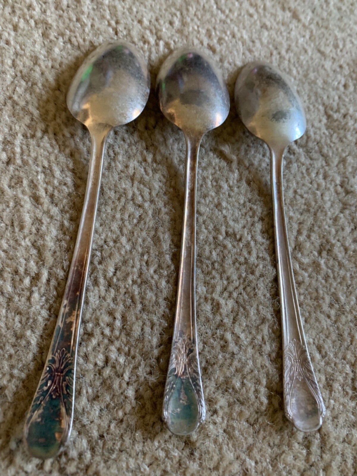 3 RCCO Avalon Silverplate Teaspoons