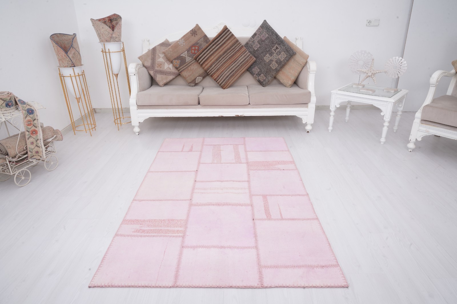 4×6 Turkish Rug Oushak Rug Vintage Rug Antique Area Rug Organic Rug 305