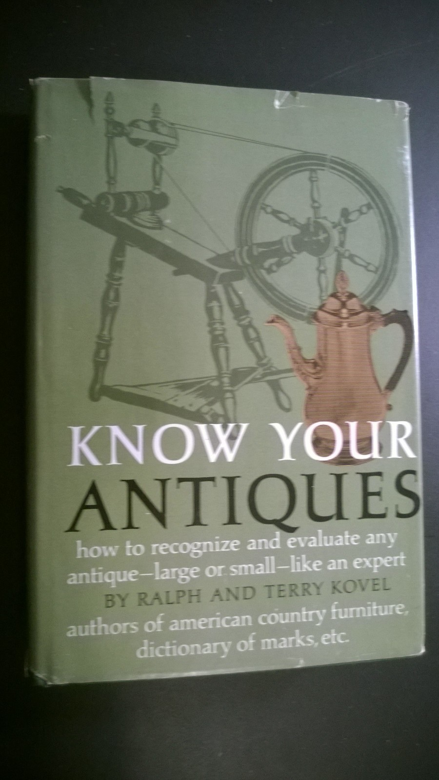 “KNOW YOUR ANTIQUES” A Book by Ralph and Terry Kovel- VG 1972 Hardcover