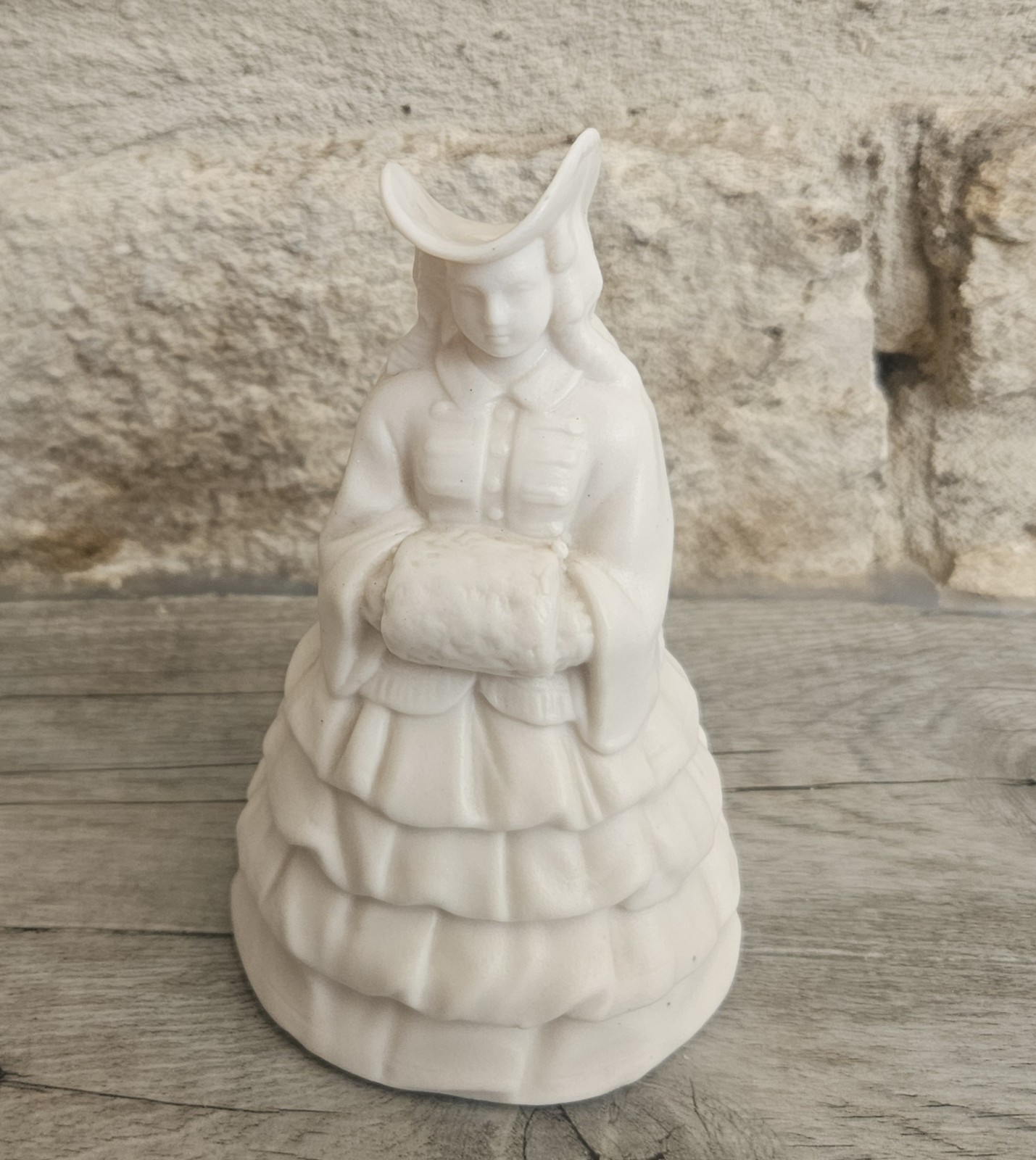 Antique 19th Century Parian Ware Figurine Pitcher Lady American 12cm Tall Small