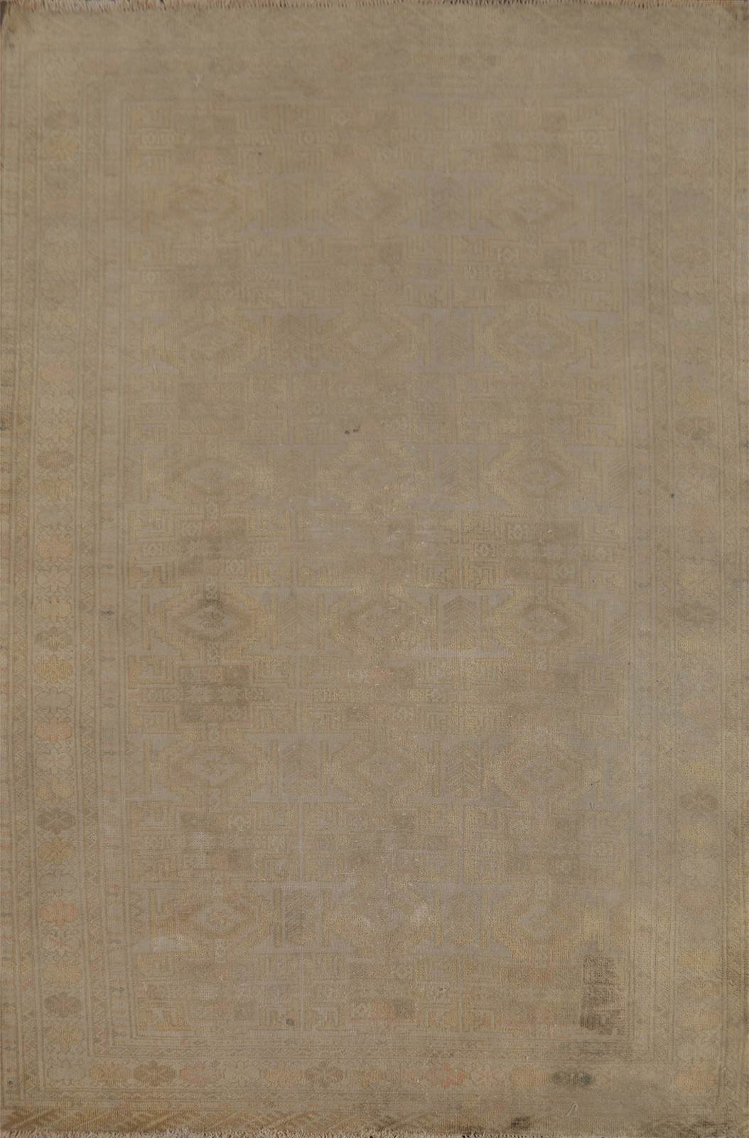 All-Over Geometric Area Rug 5×7 Handmade Wool Traditional Carpet for Any Room