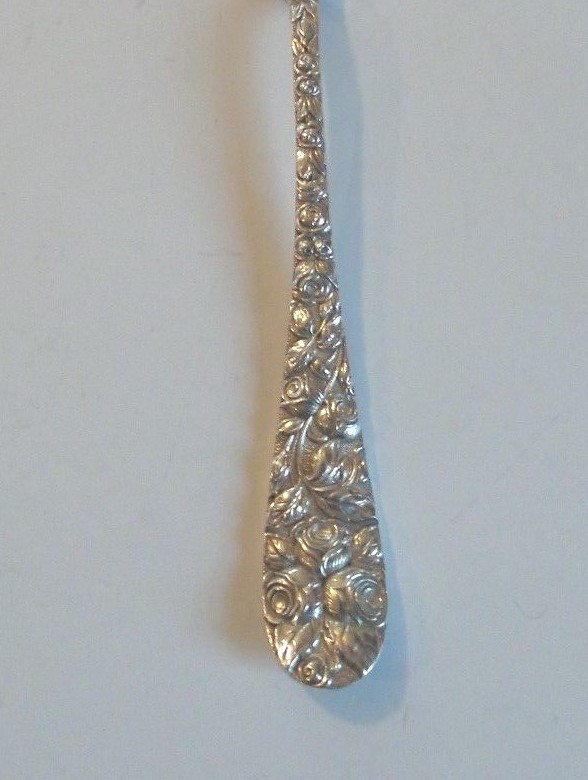 Schofield BALTIMORE ROSE Sterling Silver Master Butter Spreader, Monogram “M”