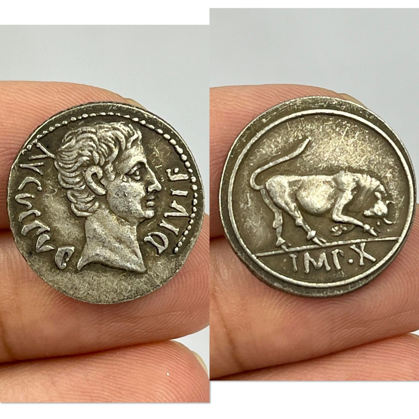 Unique Authentic Ancient Roman Greek Silver Tetradrachm Coin Ca. 454-404 BC