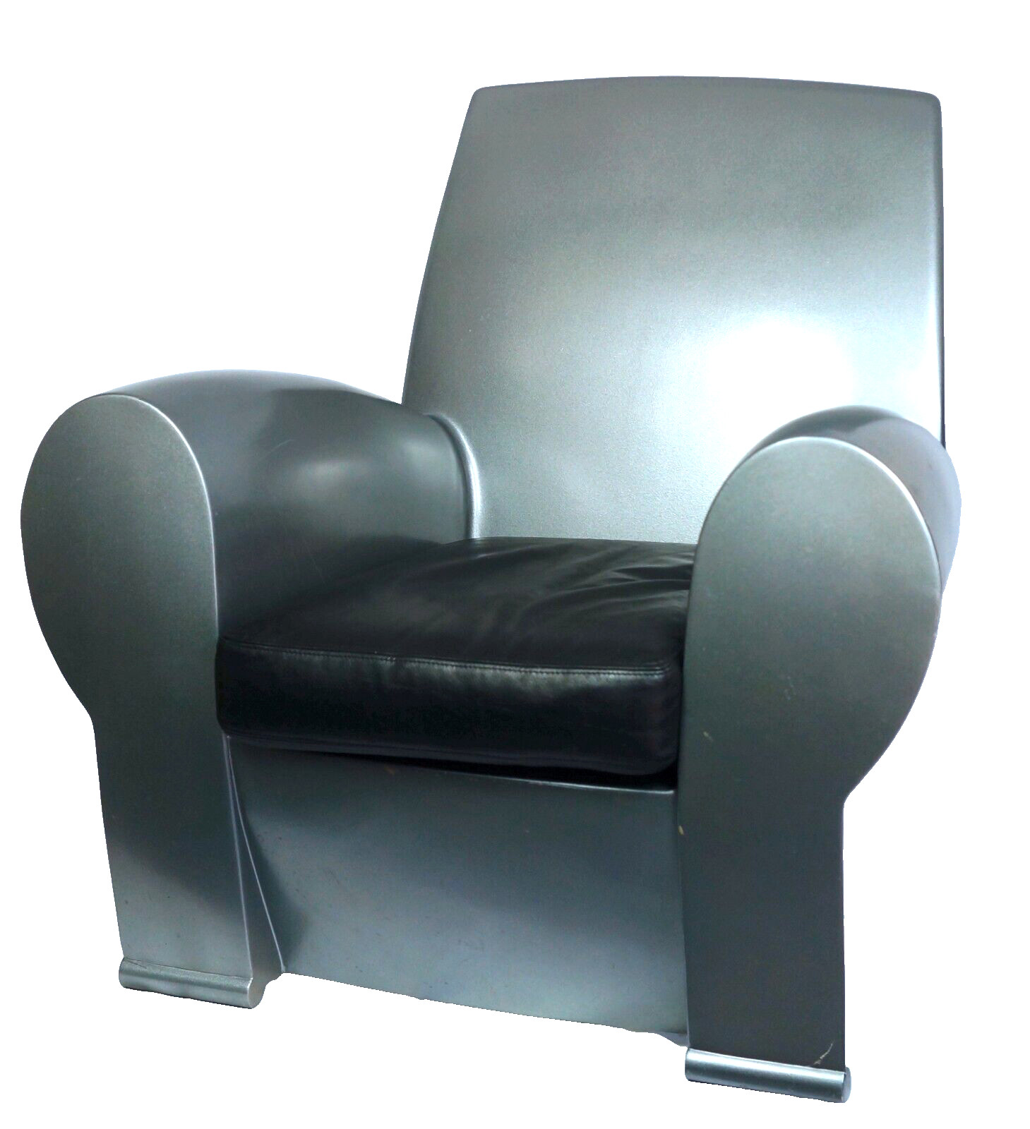 Philippe Starck Richard III Silver Chair Mid-Century Modern ~ Super Rare!