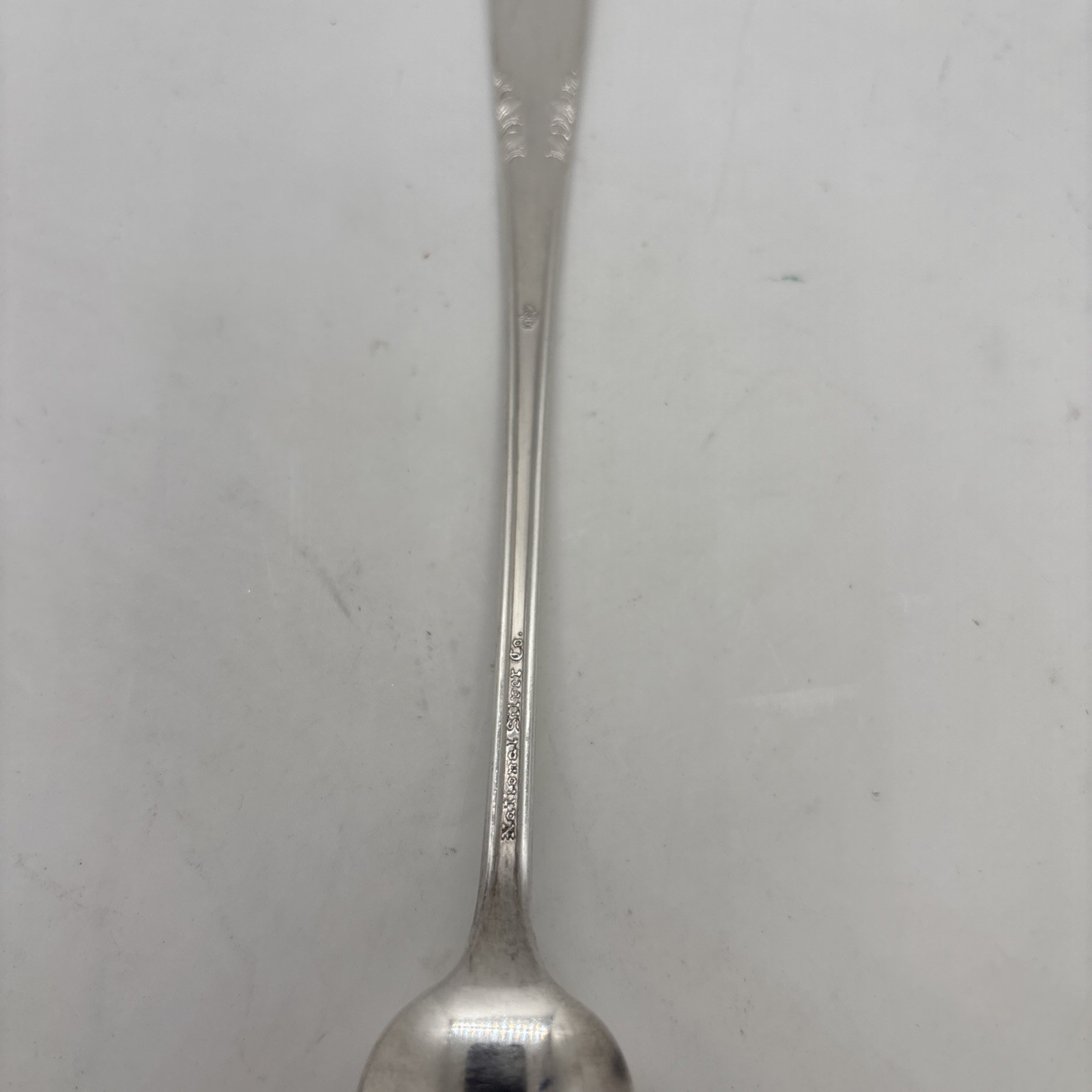Antique Iced Teaspoon Flatware KING EDWARD 1936/1951 National Silverplate 7.5”
