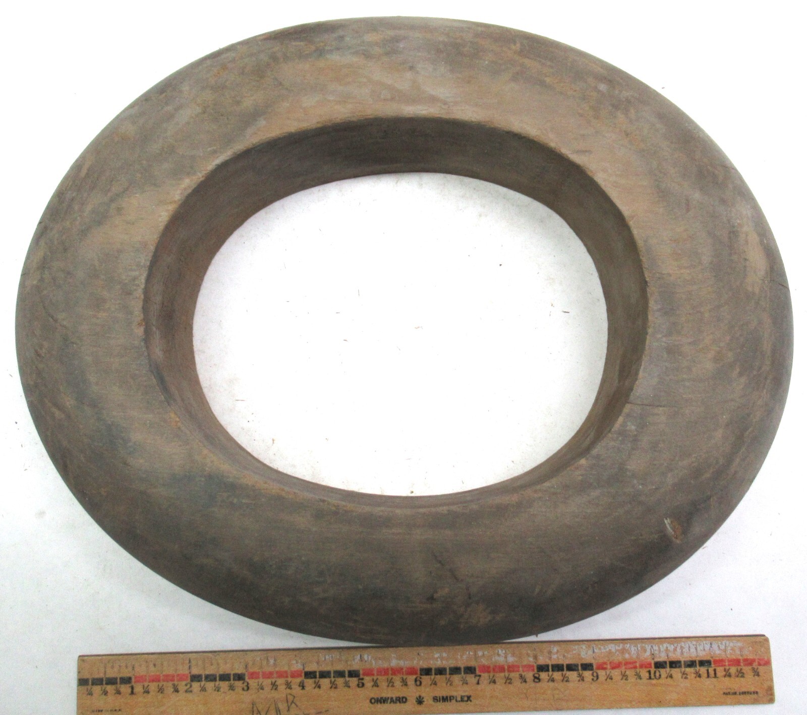 Vtg. Unmarked Wooden Brim Flanges 6-5/8″- 117 -37″ diameter