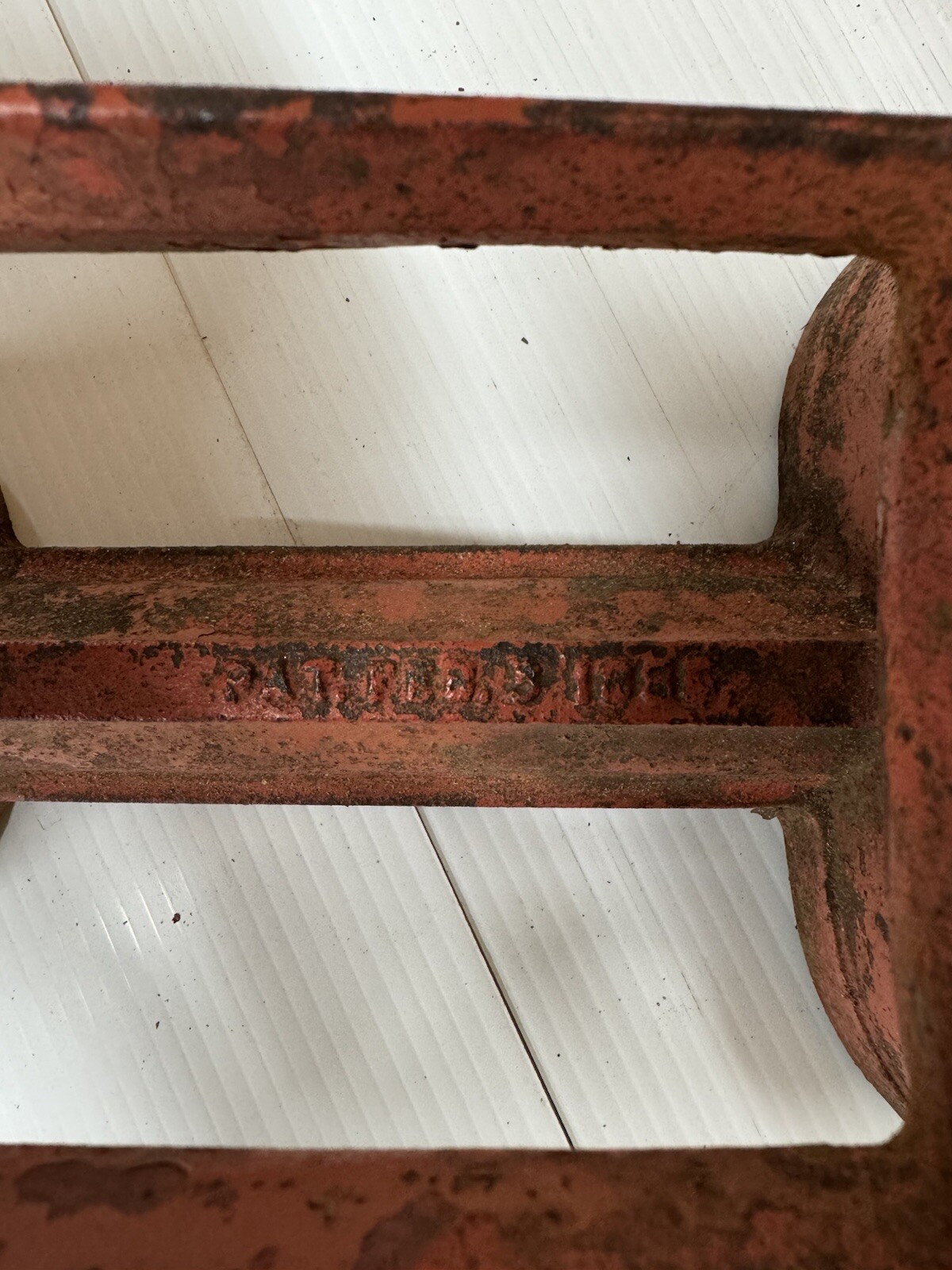 ANTIQUE PERFECTION SCALE. PATENTED FEB 3rd 1885