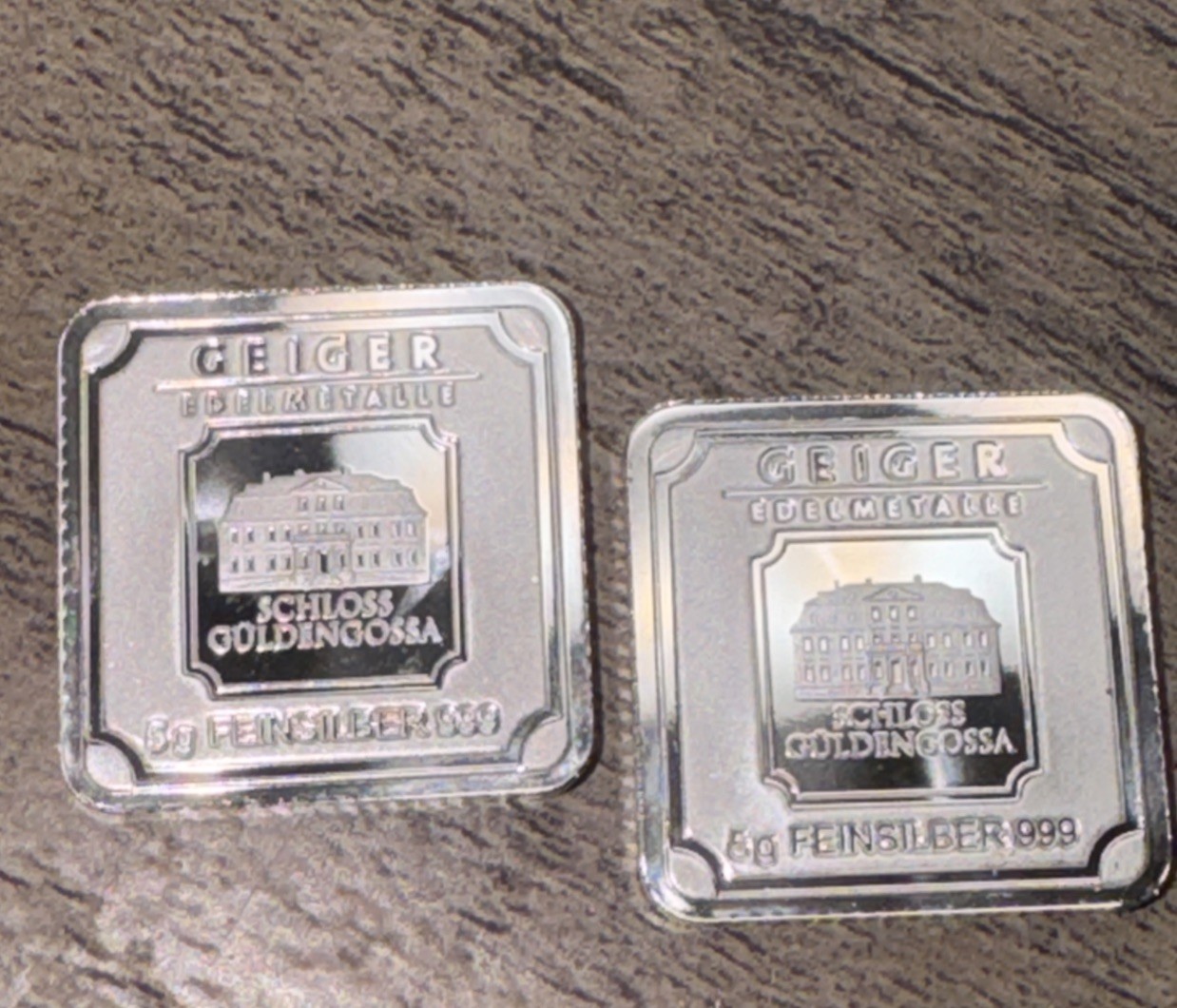Geiger 5g Silver Bar | 999 Premium Silver with Security Features