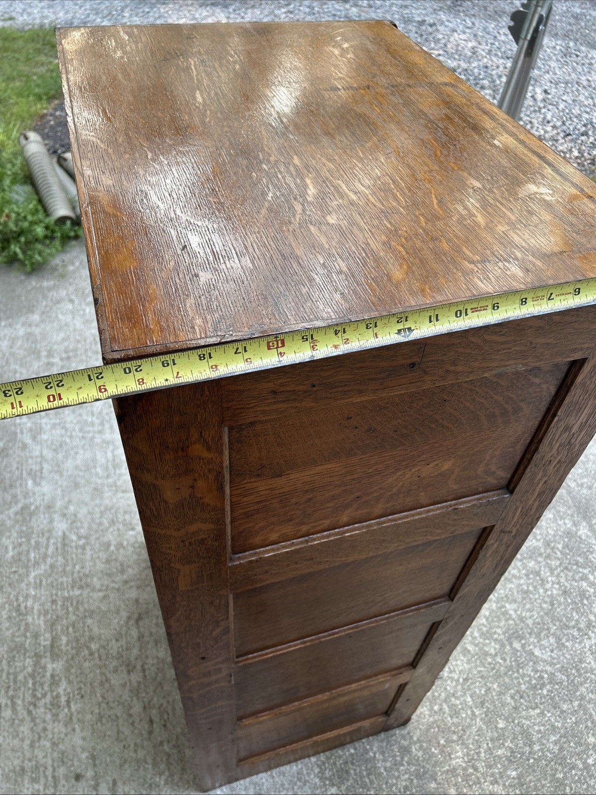 Antique Quarter Sawn Oak 24 Drawer Catalog / File / Folio Cabinet ~ Cape Cod