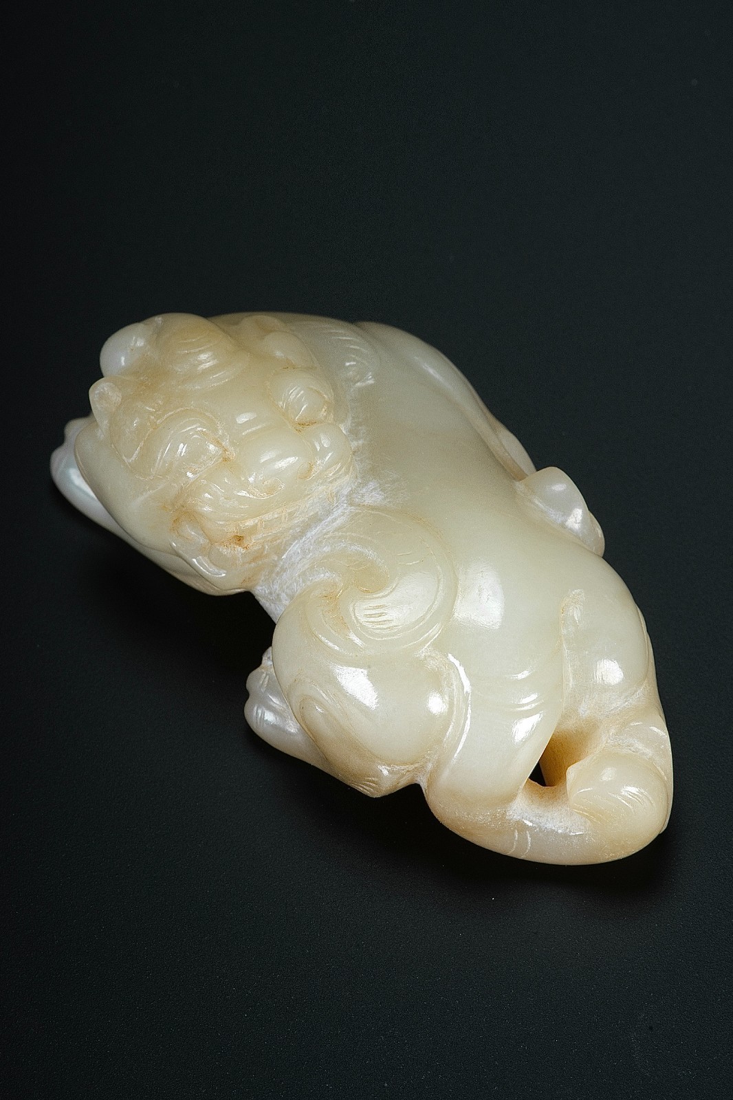 Chinese Hetian Jade Bixie Mythical Beast Chimera Han dynasty 206 B.C.-220A.D.