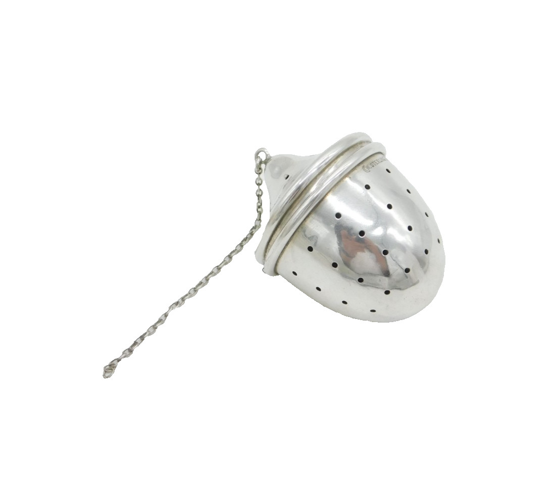 20th Century American Sterling Silver Tea Infuser Antique c1920s Art Deco