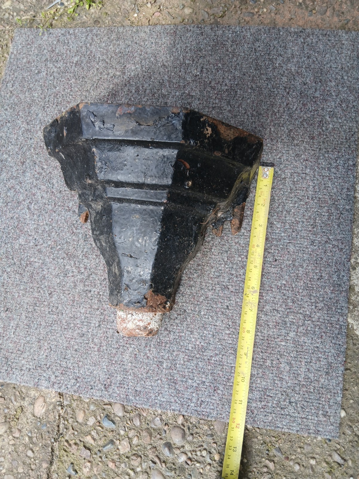 Cast Iron Rain Drain Hopper – Antique Victorian – Planter Vintage