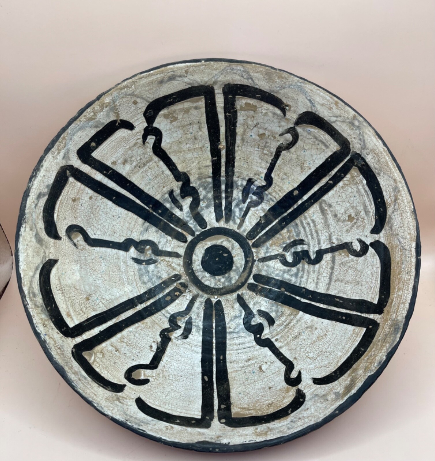 CIRCA RARE NEAR EASTERN PERSIAN ISLAMIC CERAMIC GLAZED KUFIC BOWL ISLAMIC ERA