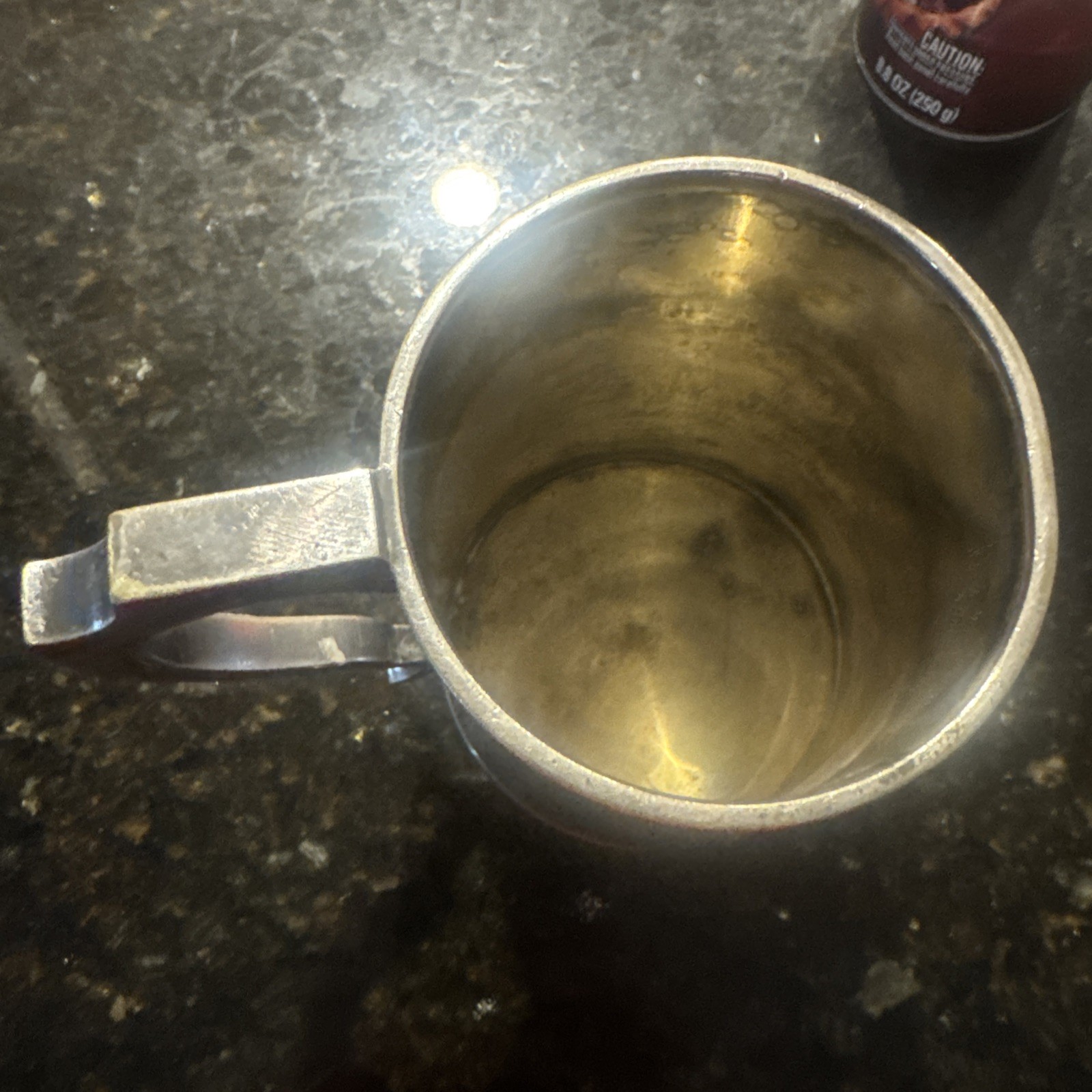 Antique 1850-1899 Henry Bourne Victorian Silver Mug #1209 Signed See Description