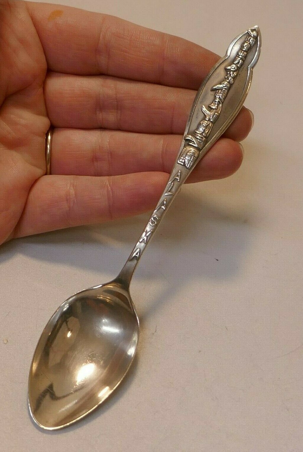 Vintage Joseph Mayer & Bros. Sterling Alaska Souvenir Spoon – Totem Design
