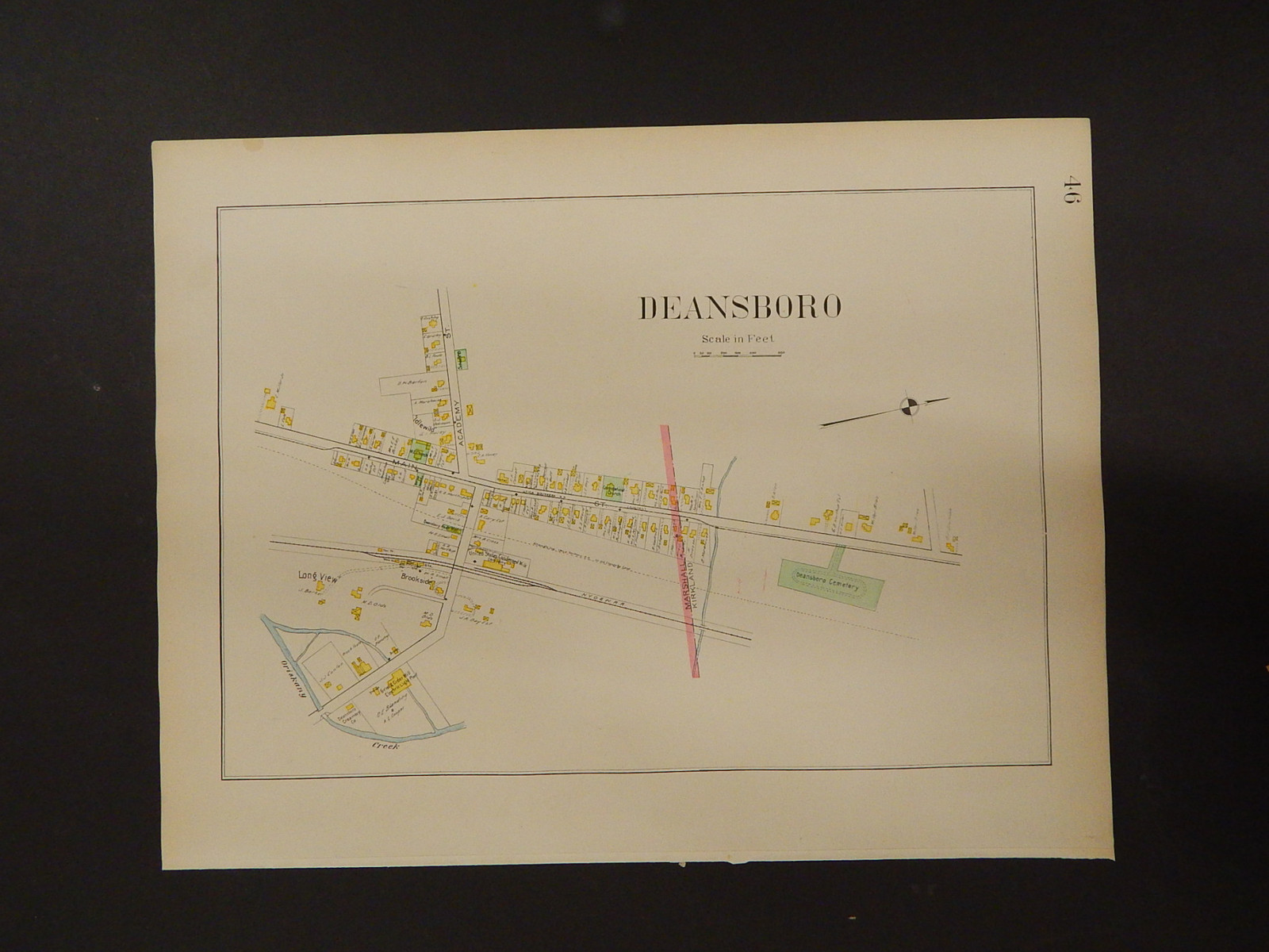 New York, Oneida County Map, 1907 City of Deansboro R3#41