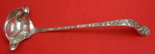 Baltimore Rose by Schofield Sterling Silver Punch Ladle Double Spout Fancy 16″