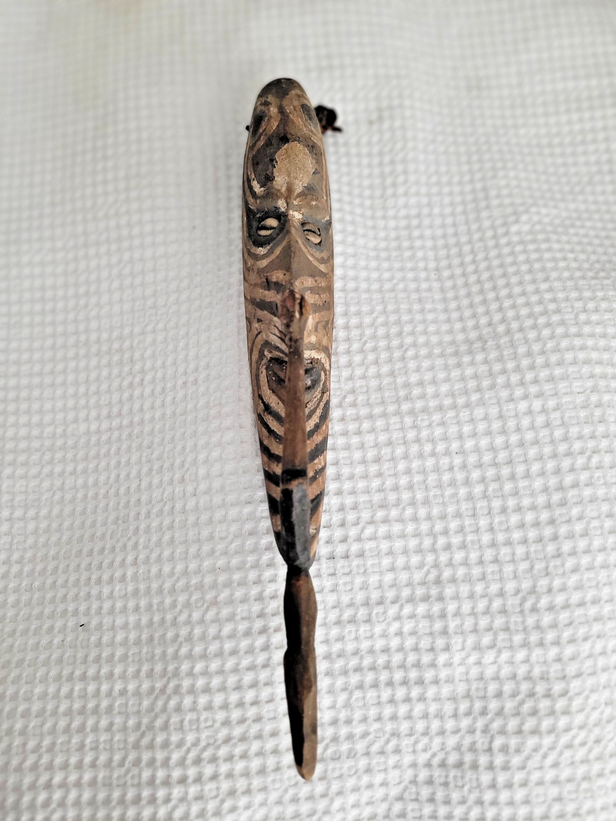 Vintage Papau New Guinea Tribal Wooden Mask Figure