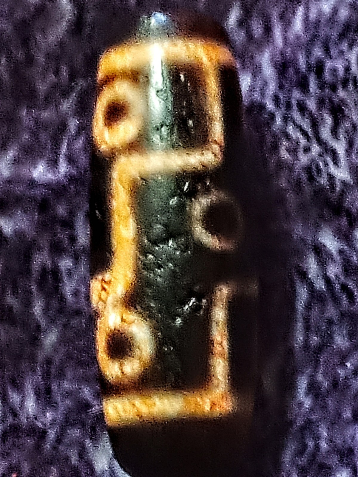 Pre-1800s Indo/Tibetan Old Agate 9 Eye Dzi Bead 13*39mm