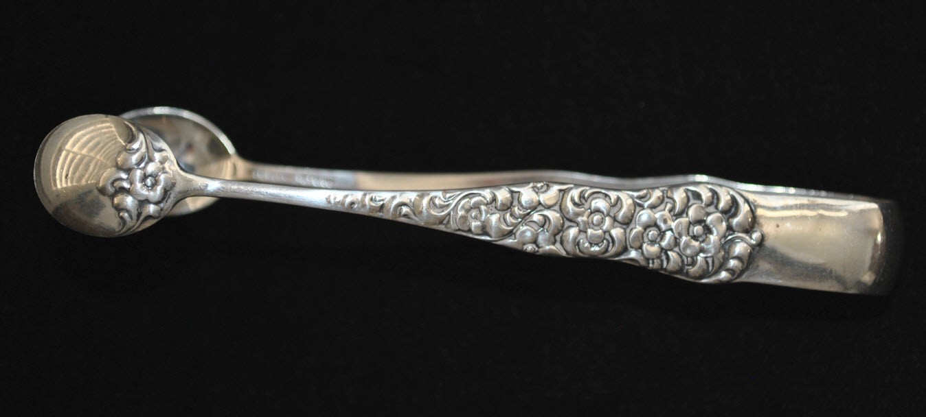 Dominick Haff Sterling Rococo Pattern Sugar Tongs ca. 1888 Excellent No Monogram