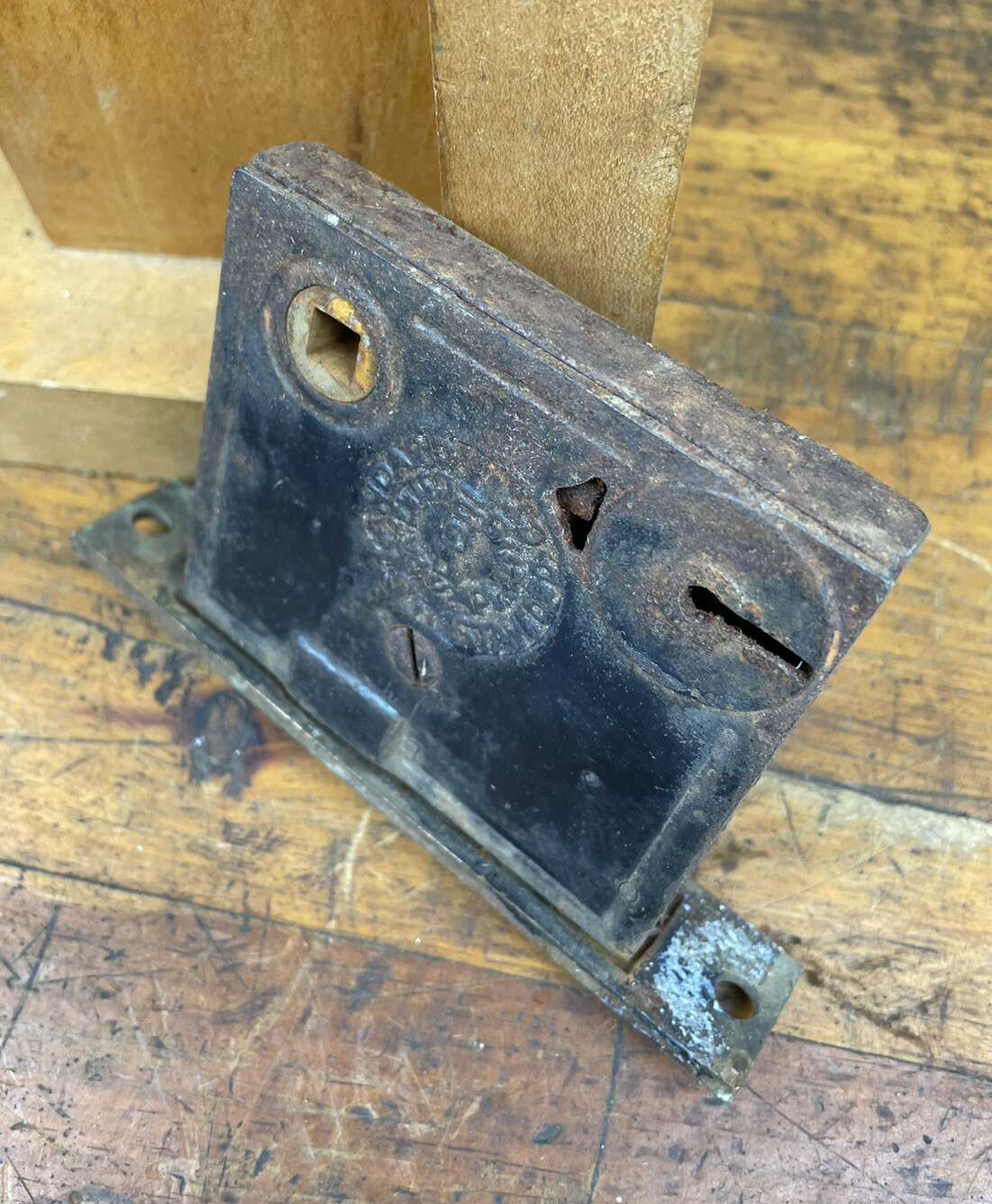 1878 Standard DOOR MORTISE LOCK, Stamford, CT – Working Condition, Old Hardware