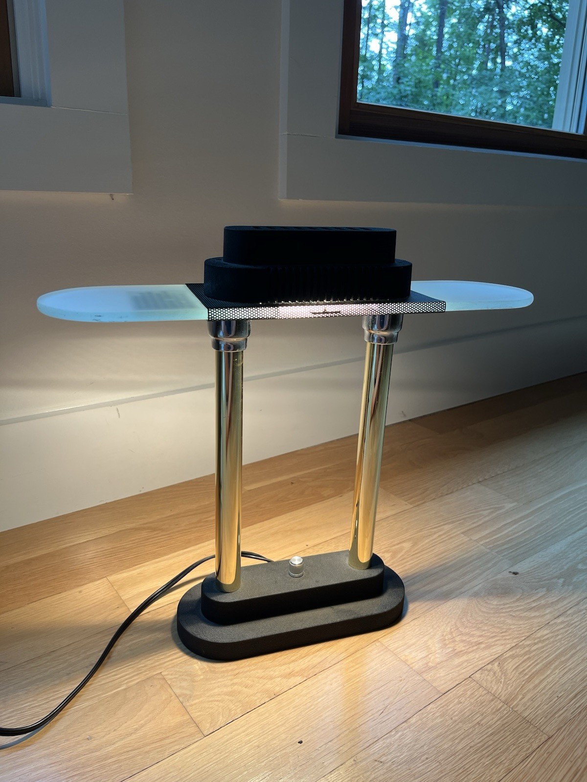 Robert Sonneman Kovacs Style Memphis Bankers Halogen Desk Lamp MidCentury Tensor